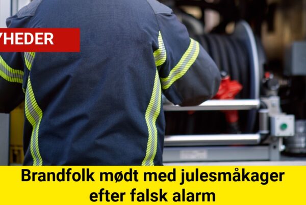 Brandfolk mødt med julesmåkager efter falsk alarm