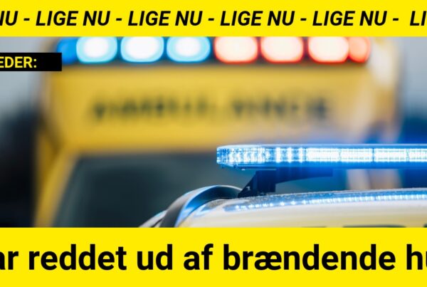 Par reddet ud af brændende hus