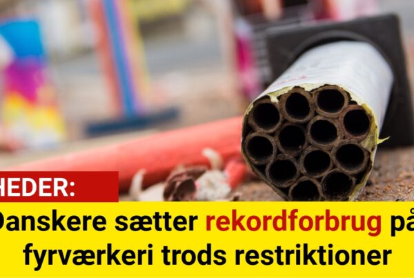 Danskere sætter rekordforbrug på fyrværkeri trods restriktioner