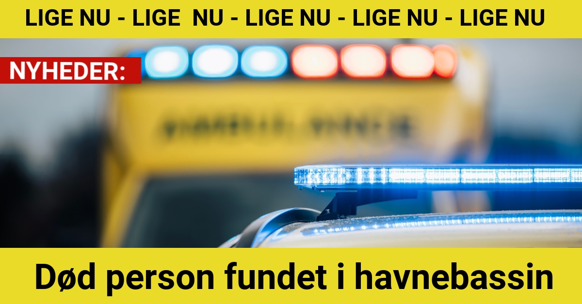 Død person fundet i havnebassin