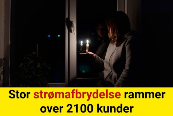 Stor strømafbrydelse rammer over 2100 kunder