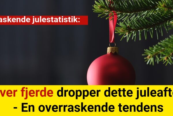 Overraskende julestatistik: Hver fjerde dropper dette juleaften - En overraskende tendens