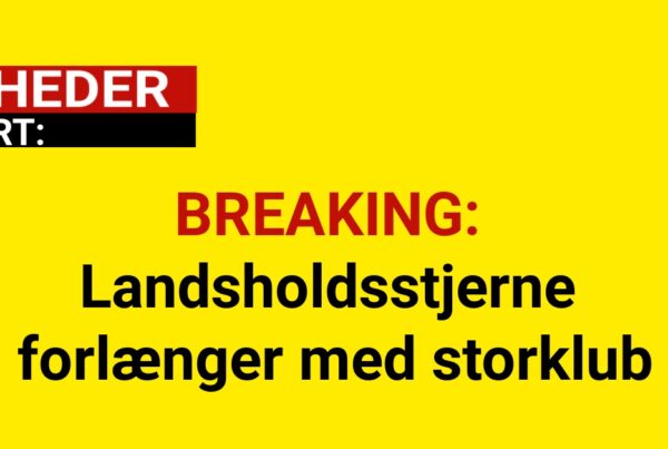 BREAKING: Landsholdsstjerne forlænger med storklub