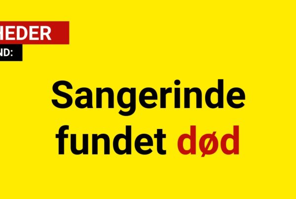 Sangerinde fundet død