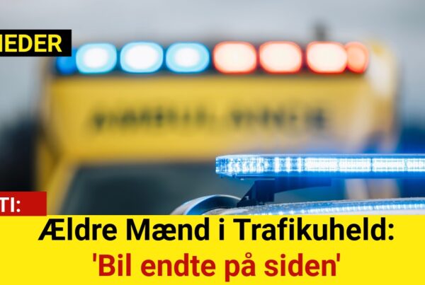 Ældre Mænd i Trafikuheld: 'Bil endte på siden'