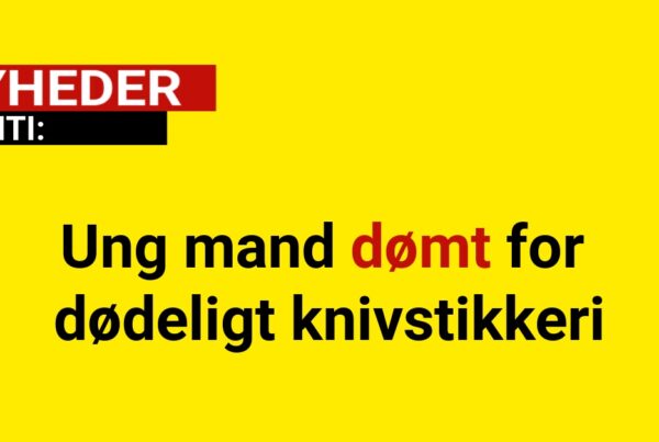 Ung mand dømt for dødeligt knivstikkeri