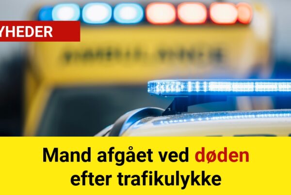 Mand afgået ved døden efter trafikulykke