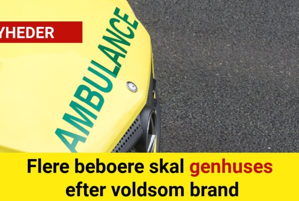 Flere beboere skal genhuses efter voldsom brand