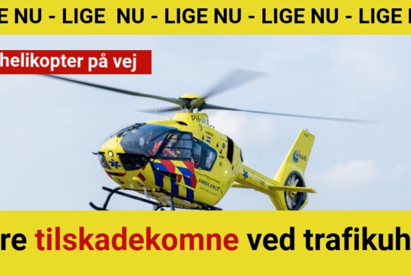 Lægehelikopter på vej