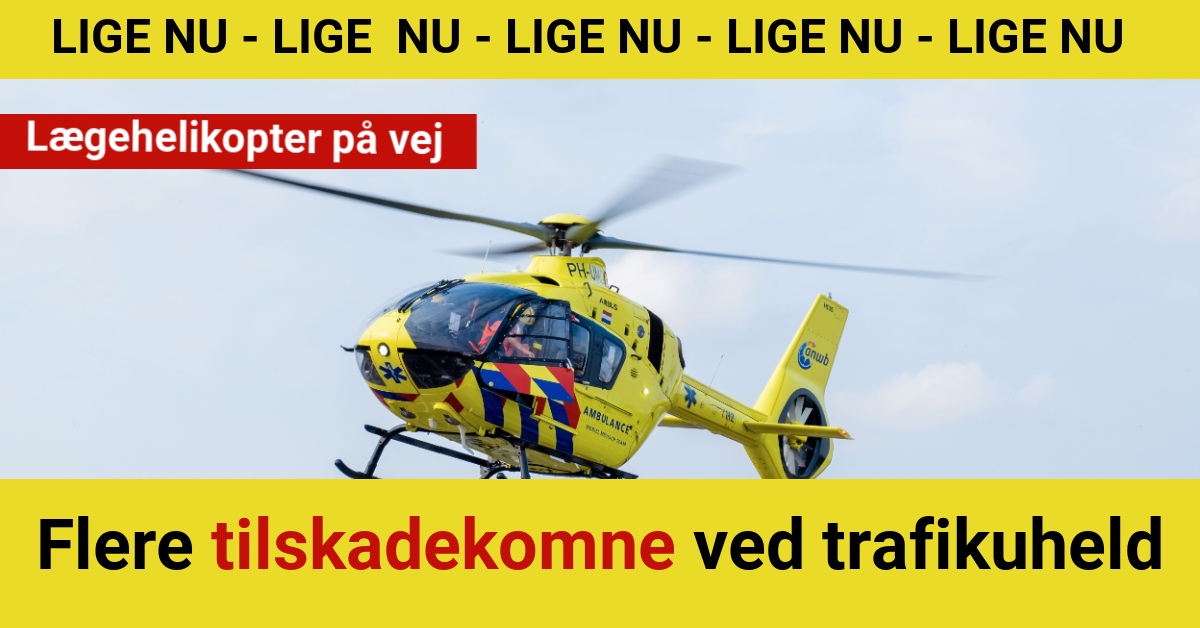 Lægehelikopter på vej