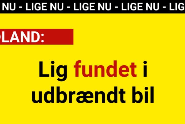 Lig fundet i udbrændt bil