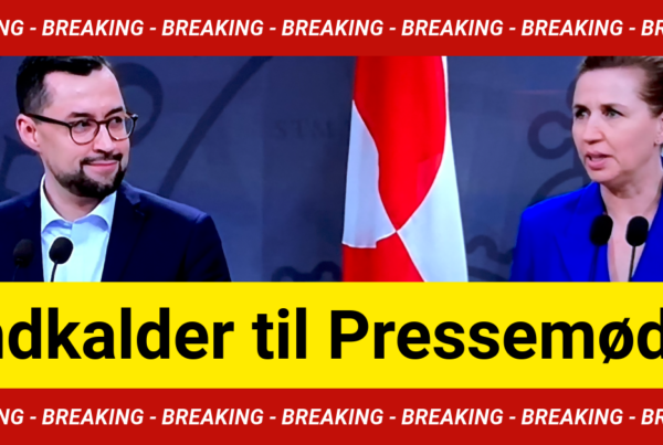 BREAKING: Indkalder til Pressemøde