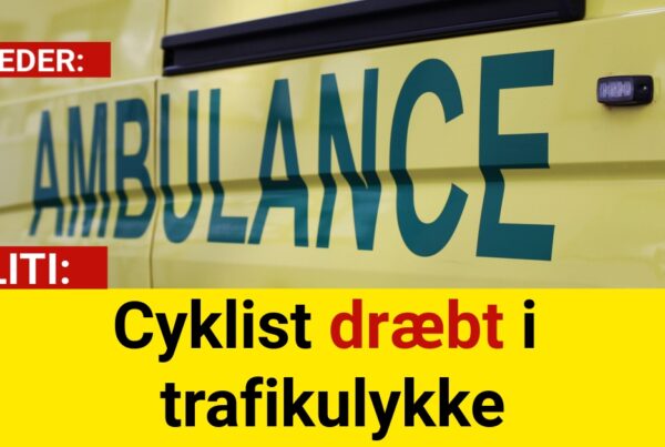 Cyklist dræbt i trafikulykke