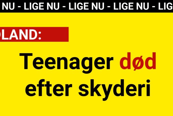 Teenager død efter skyderi