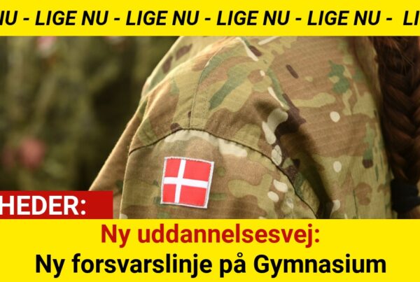 Ny uddannelsesvej: Ny forsvarslinje på Gymnasium