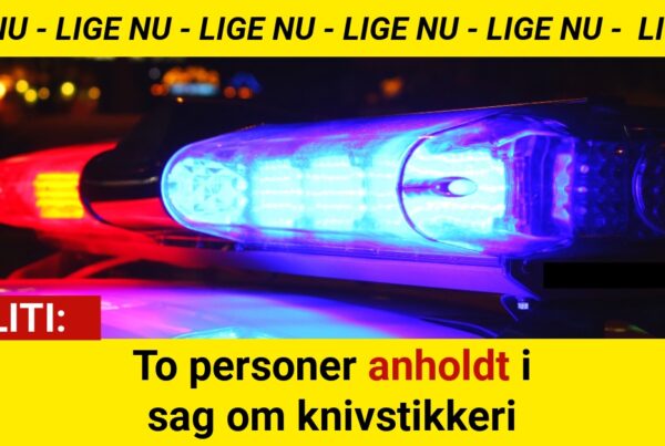 To personer anholdt i sag om knivstikkeri