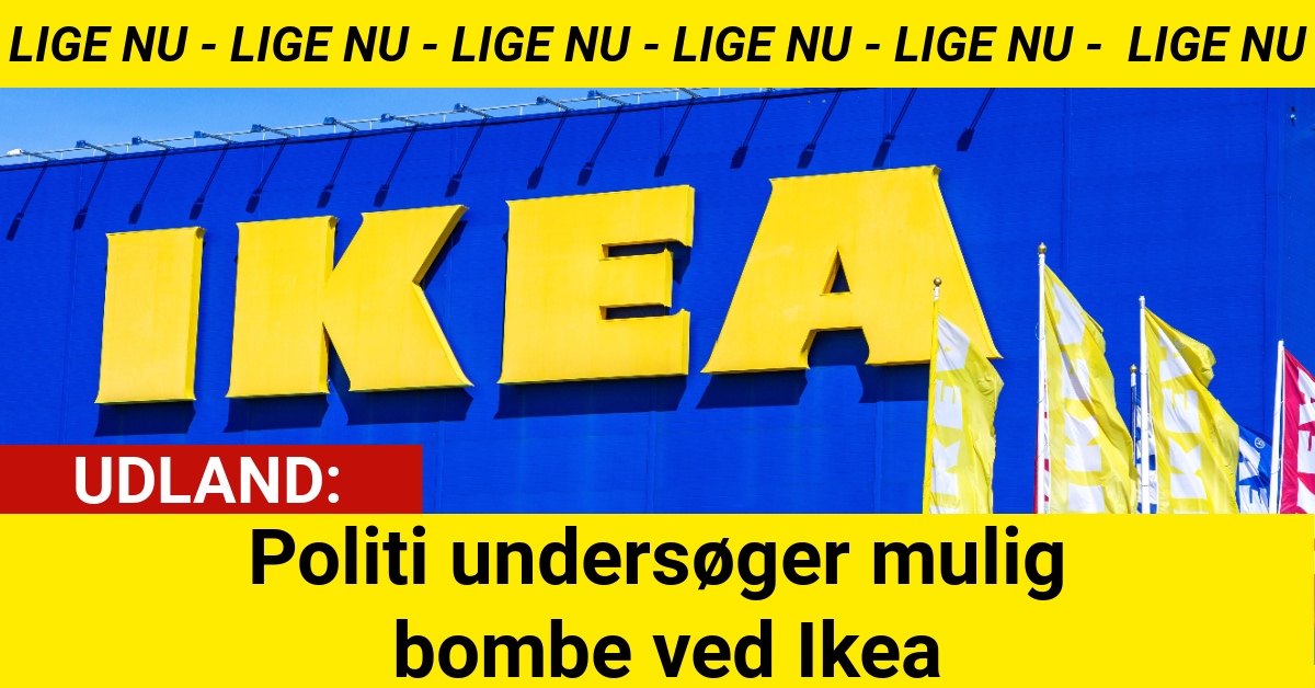 Politi undersøger mulig bombe ved Ikea