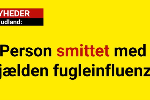 Person smittet med sjælden fugleinfluenza