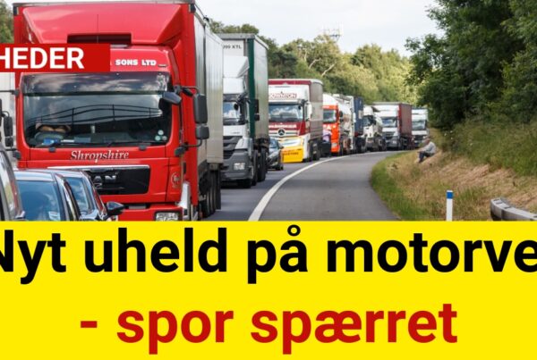 Nyt uheld på motorvej - spor spærret