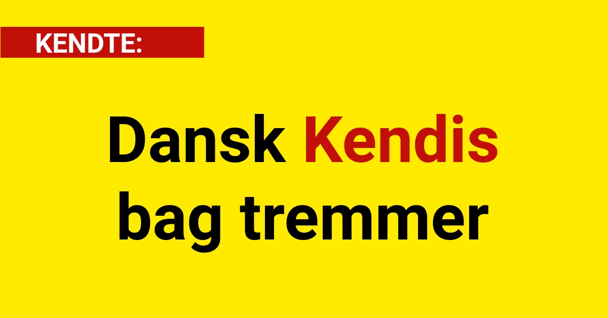 Dansk Kendis bag tremmer