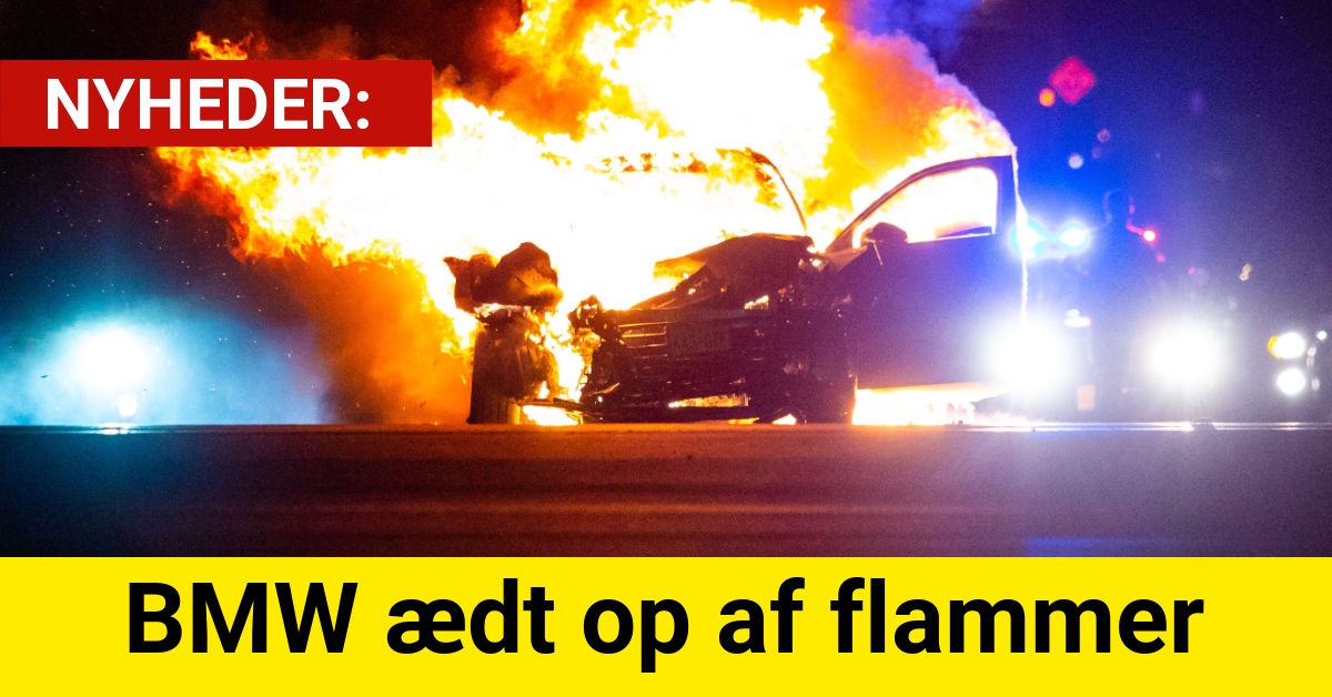 BMW ædt op af flammer