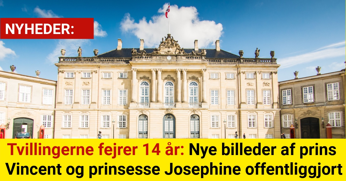 Tvillingerne fejrer 14 år: Nye billeder af prins Vincent og prinsesse Josephine offentliggjort