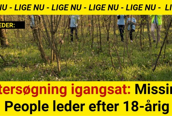 Eftersøgning igangsat: Missing People leder efter 18-årig