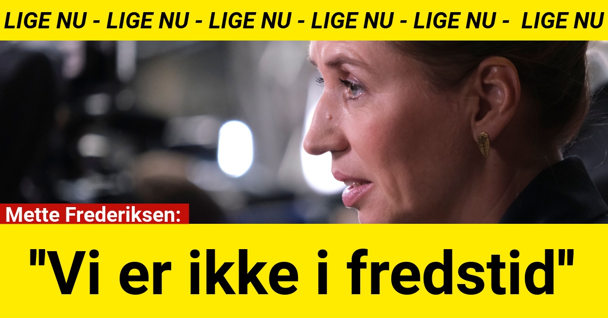 Mette Frederiksen: