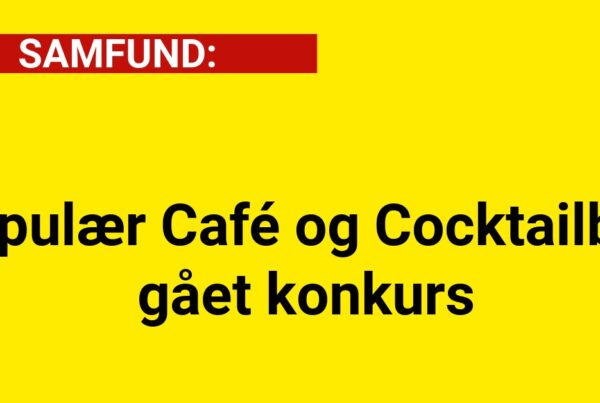 Populær Café og Cocktailbar gået konkurs