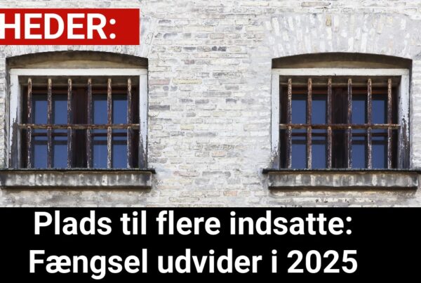 Plads til flere indsatte: Fængsel udvider i 2025