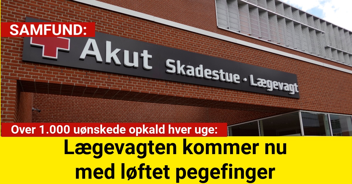 Lægevagten oplever et stigende antal uønskede opkald – opfordrer til omtanke