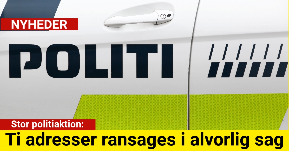 Stor politiaktion: