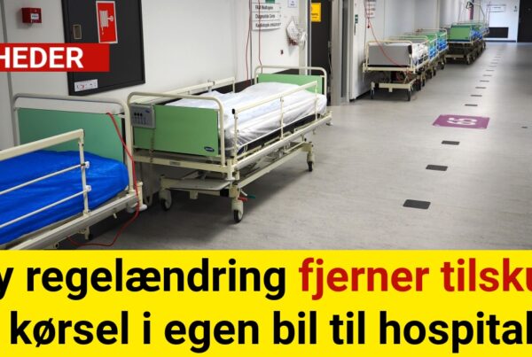 Ny regelændring fjerner tilskud til kørsel i egen bil til hospitalet