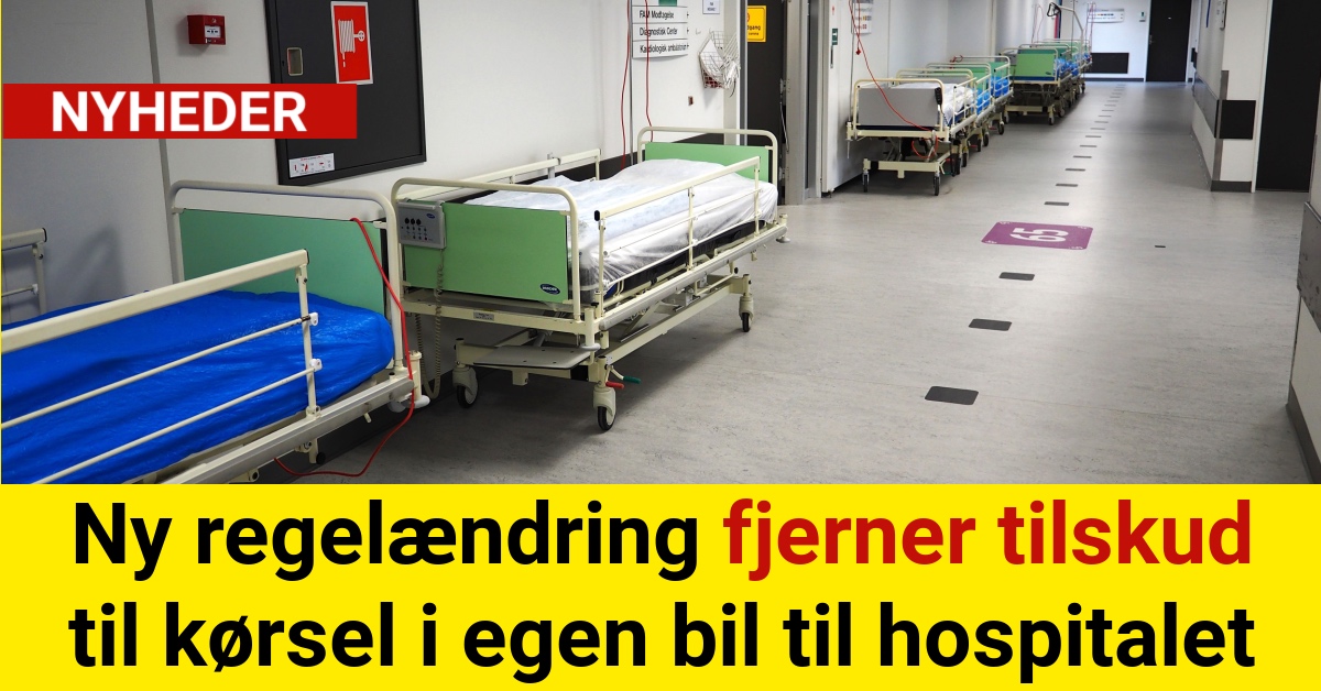 Ny regelændring fjerner tilskud til kørsel i egen bil til hospitalet