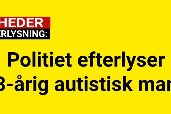 Politiet efterlyser 23-årig autistisk mand