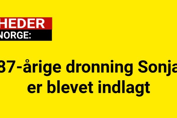 87-årige dronning Sonja er blevet indlagt