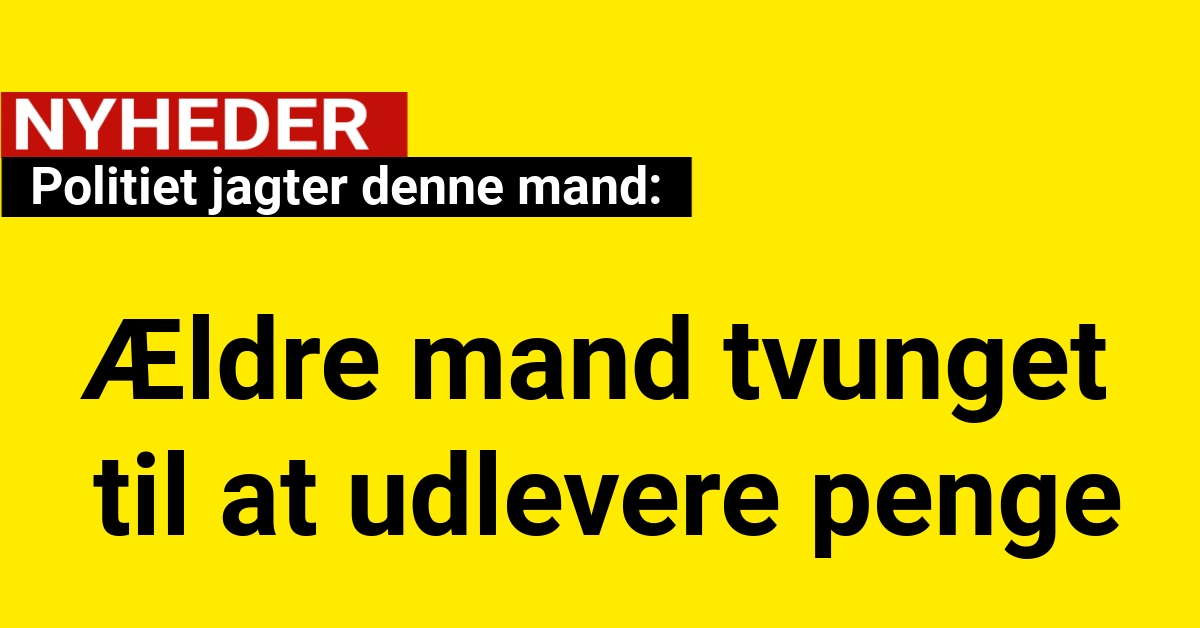 politiet jagter denne mand