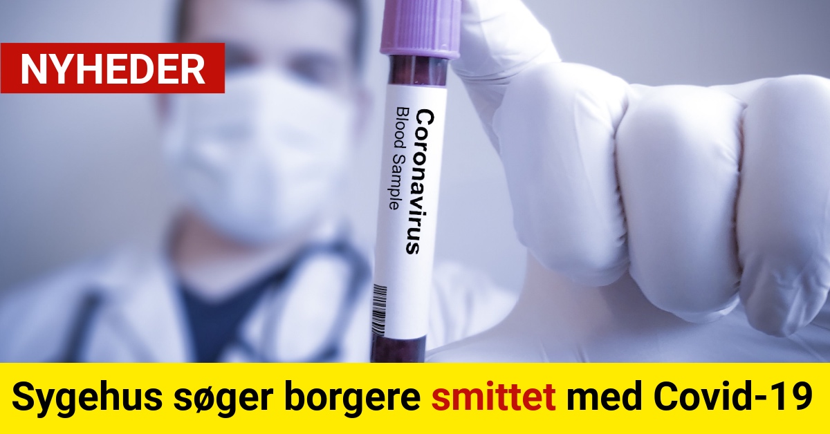 Sygehus søger borgere smittet med Covid-19