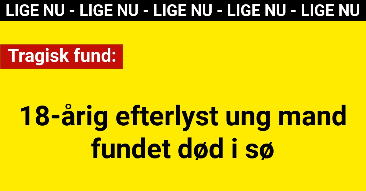 Tragisk fund: