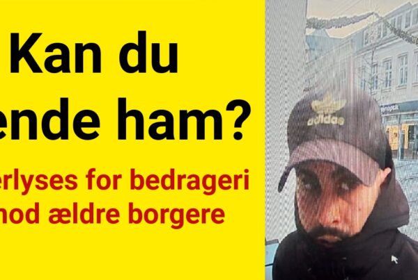 Efterlyses for bedrageri mod ældre borgere