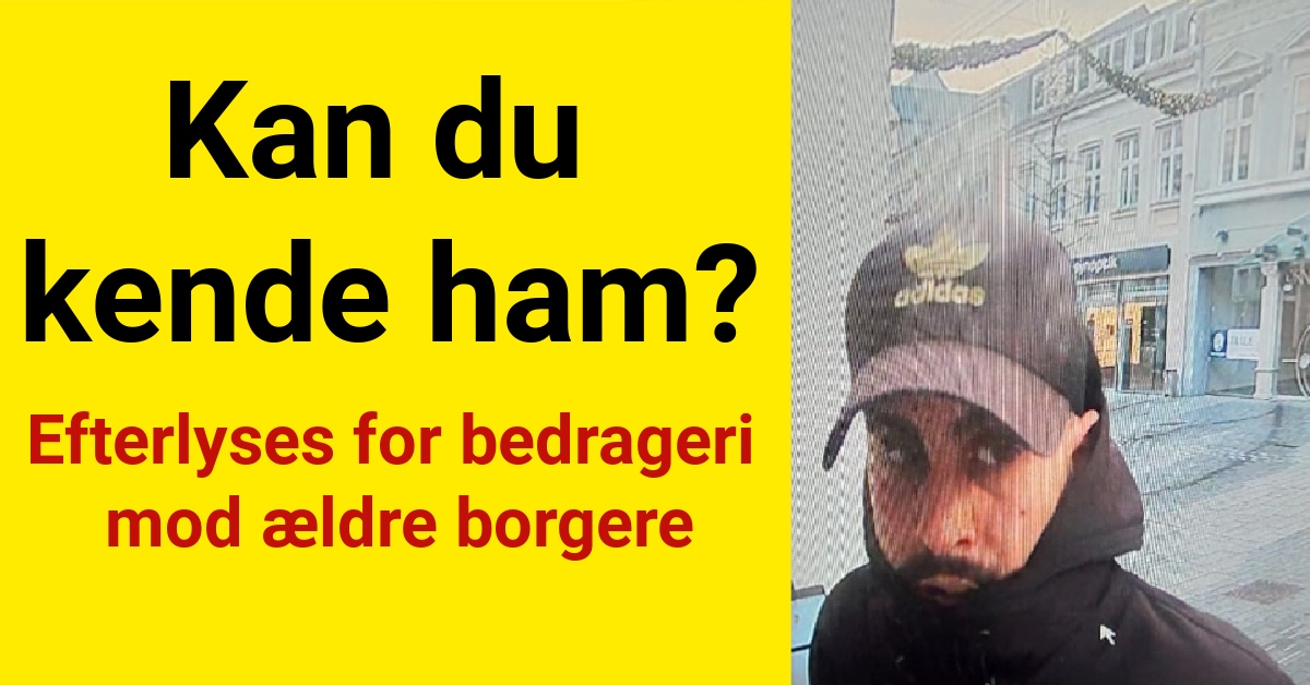 Efterlyses for bedrageri mod ældre borgere