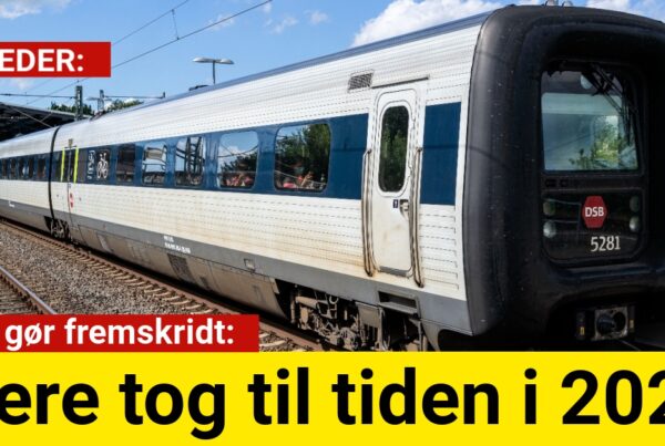 DSB gør fremskridt: