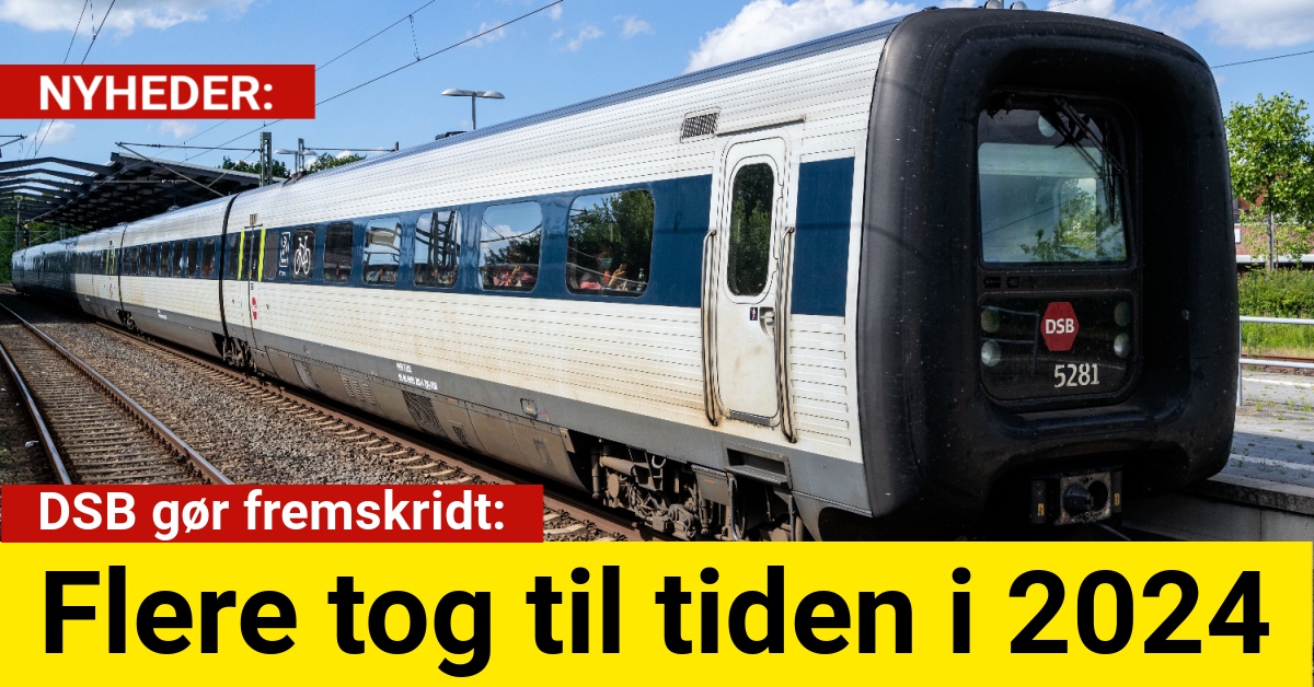 DSB gør fremskridt: