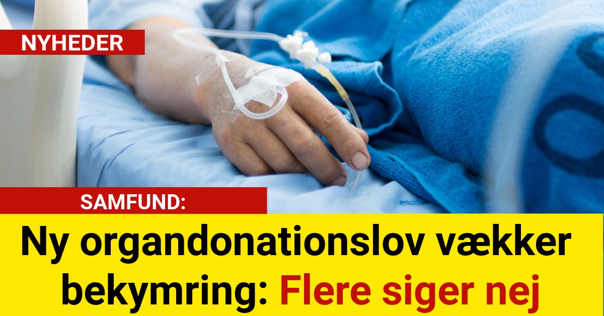 Ny organdonationslov vækker bekymring: Flere siger nej