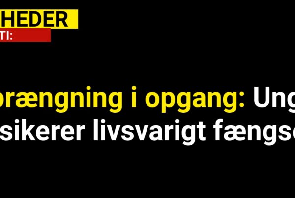 Sprængning i opgang: Unge risikerer livsvarigt fængsel