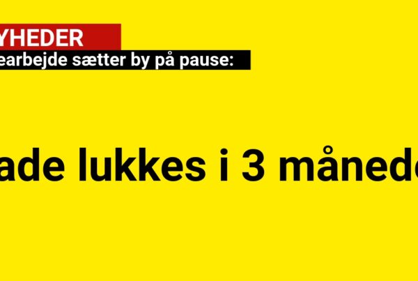 Gravearbejde sætter by på pause