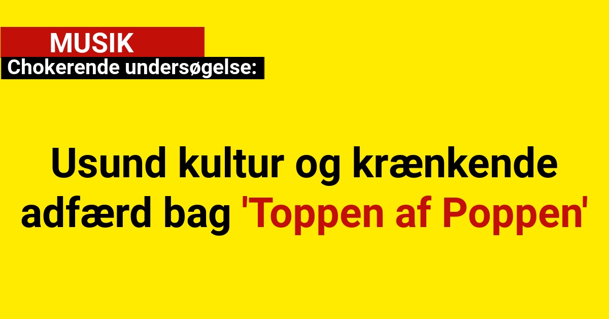 Chokerende undersøgelse: