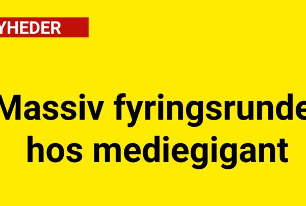 Massiv fyringsrunde hos mediegigant