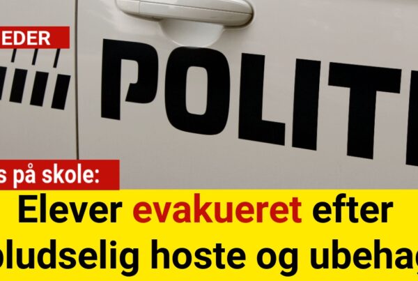 Elever evakueret efter pludselig hoste og ubehag