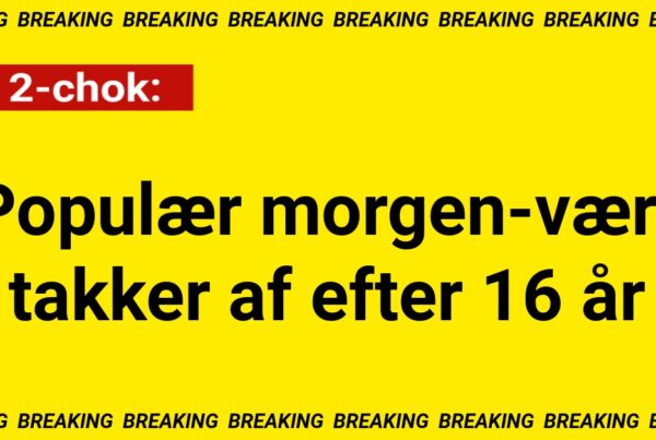 TV-chok: Populær morgen-vært takker af efter 16 år